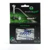 EVOLVE GOLF EPOCH White/Blue Combo Pack (30 Count 3 1/4 Inch) & (10 Count 1 1/2 Inch) Tees -Grip Fit Store 2 Inch Tees 1