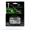 EVOLVE GOLF EPOCH White/Black Combo Pack (30 Count 3 1/4 Inch) & (10 Count 1 1/2 Inch) Tees -Grip Fit Store 2 Inch Tees 4