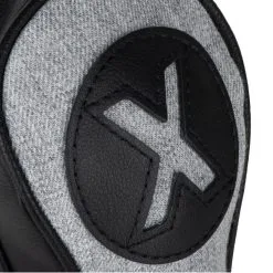 Titleist 3 Panel Leather & Twill Hybrid Headcover -Grip Fit Store 3 Panel Leather Twill Hybrid Headcover 2