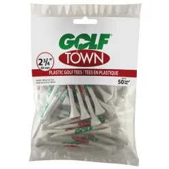 PRIDE SPORTS Golf Town Logo 2 3/4 Inch Plastic Tees (50 Count)
