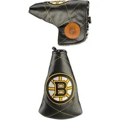 DORMIE Boston Bruins Quilted Putter Cover