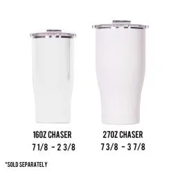 ORCA Chaser 16oz Tumbler 8 ORCA Chaser 16oz Tumbler -Grip Fit Store Chaser 16oz Tumbler WHITE 2