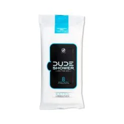DUDE WIPES Dude Shower Wipes Dispenser Pack - 8 Count
