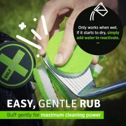 GOLF ERASERS Instant Golf Cleaner With Bag Tag - 6 Pack -Grip Fit Store Instant Golf Cleaner with Bag Tag 6 Pack 2