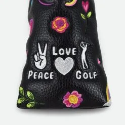 PRG ORIGINALS Love Peace & Golf Blade Putter Headcover -Grip Fit Store Love Peace Golf Blade Putter Headcover 3