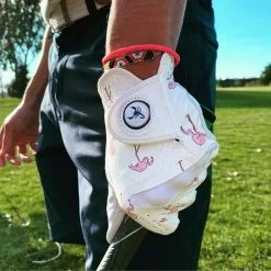 KEPEL GOLF Men's Flamingo Golf Glove -Grip Fit Store Mens Flamingo Golf Glove 1