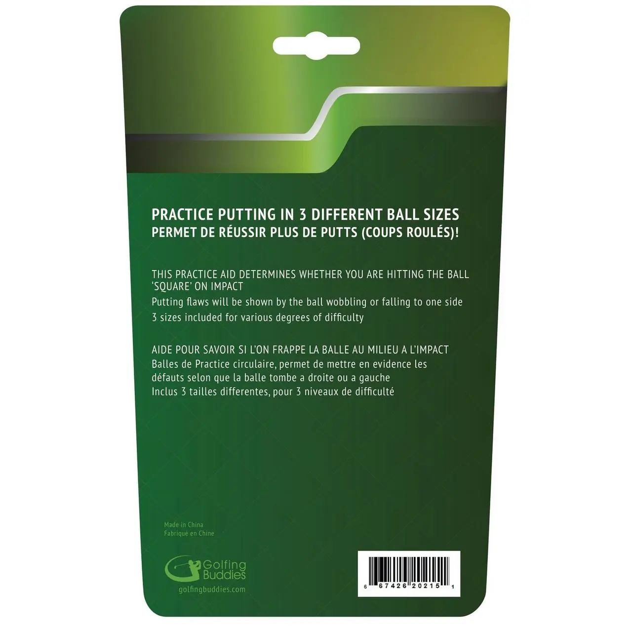 Golfing Buddies Putt It Straight Putting Aid 4 Golfing Buddies Putt It Straight Putting Aid - Image 2