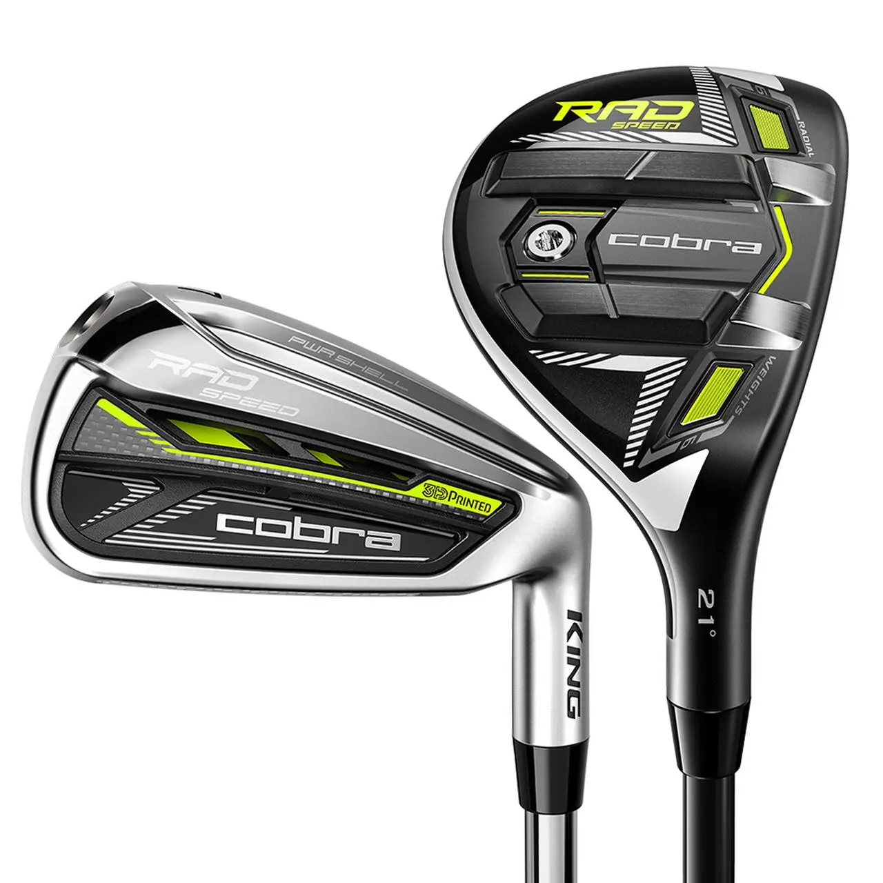 COBRA RADSPEED 5H 6-PW GW Combo Iron Set With Graphite Shafts 3 COBRA RADSPEED 5H 6-PW GW Combo Iron Set With Graphite Shafts
