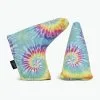 PRG ORIGINALS Retro Tie Dye Blade Putter Headcover -Grip Fit Store Retro Tie Dye Blade Putter Headcover