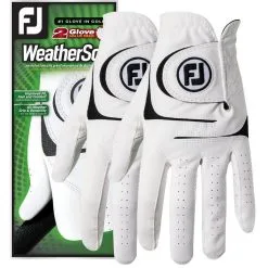 FootJoy Women's WeatherSof Golf Gloves - 2 Pack 5 FootJoy Women's WeatherSof Golf Gloves - 2 Pack -Grip Fit Store Womens WeatherSof Golf Gloves 2 Pack 1
